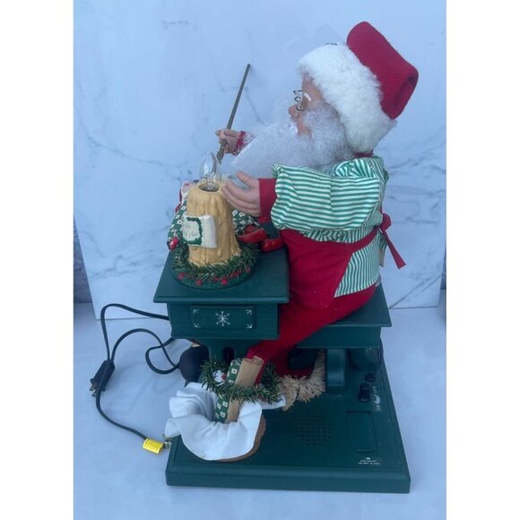 VTG Santa Workshop Holiday Creations Christmas Musical Lighted Santa Claus 16" - Picture 4 of 16